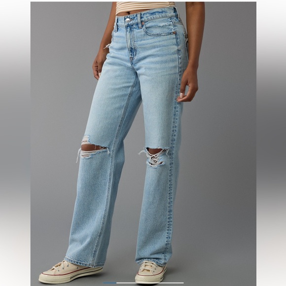 American Eagle Strigid High-Rise Stovepipe Jeans - Picture 6 of 7